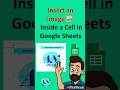 How to Insert an Image Inside a Cell in Google Sheets 📊🖼️#OfficeANcode