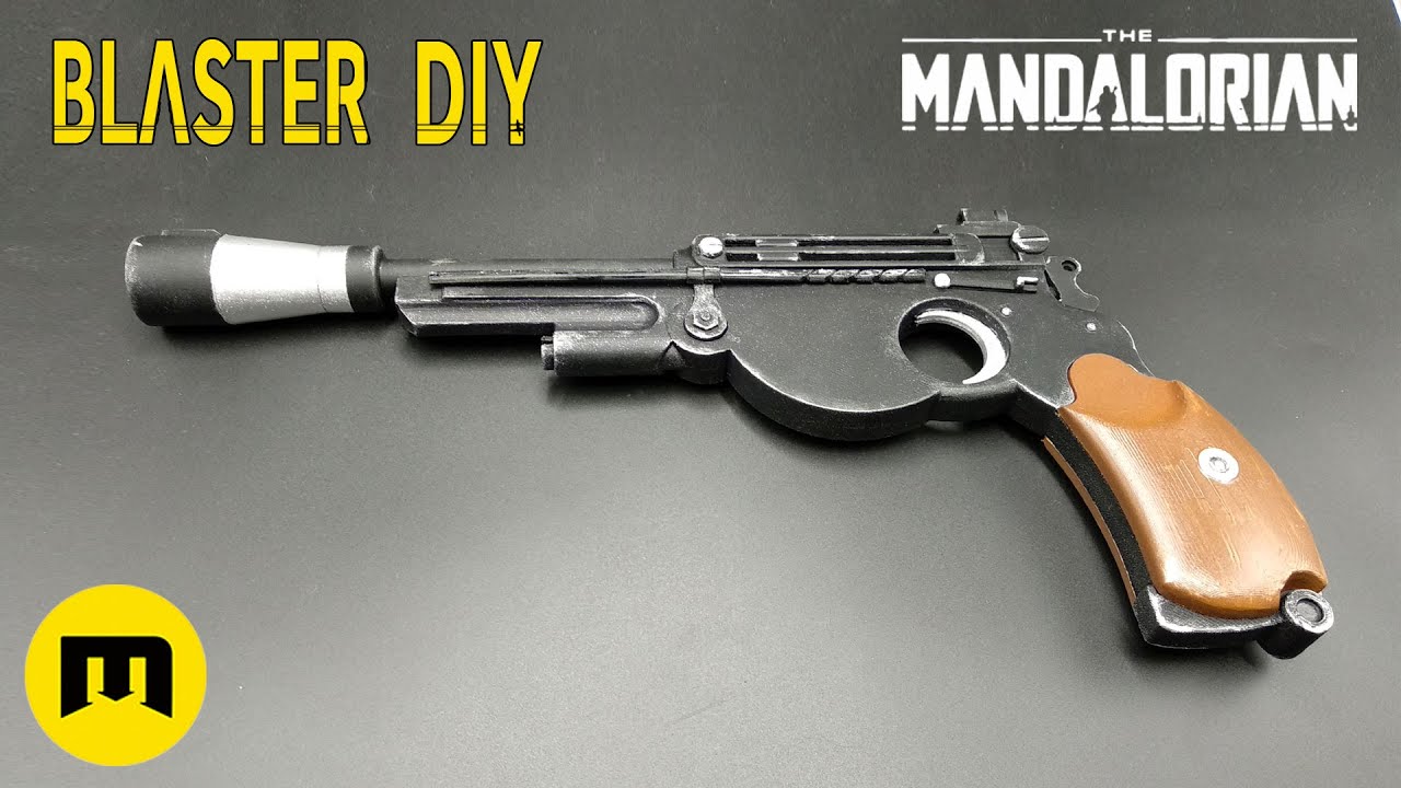 The Mandalorian inspired Blaster UNFINISHED Raw 3D Print