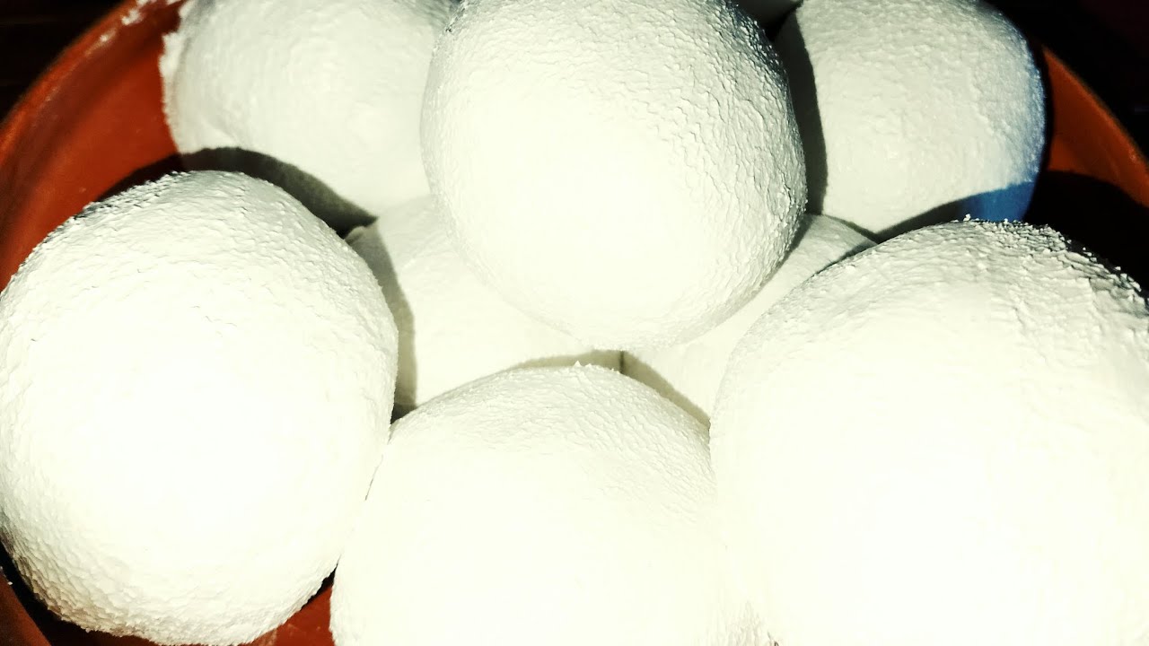 Happy Friday🤍Sweet Bowl🍨 Soft Melting Gym Chalk Balls Crush In Clay Pot ASMR 