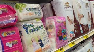 Diapers aisle in H-E-B [Ciudad Victoria, Tamaulipas, Mexico]