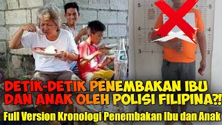 Detik-Detik Kronologi penembakan polisi fillipina kepada ibu dan anaknya, Polisi tembak ibu dan anak