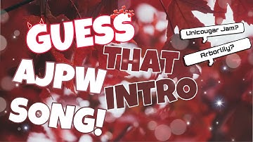 GUESS THAT AJPW INTRO! | AJPW | Panda The First | AJPW // Animal Jam //