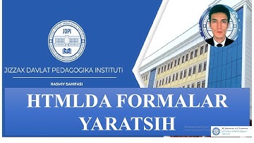 HTML da formalar yaratish