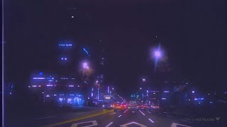 🌃 Night Driving in Seoul City: Expressway Journey with Chill Lofi Hiphop + VHS visuals