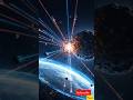 Space disaster का यह simulation देखो - सब चौंक जाएंगे 😳💥 #asteroid #viralshorts