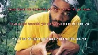 Video-Miniaturansicht von „lyrics Daddy Pleen - Gadé Réalité A“