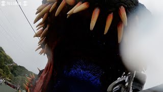 迫力満点！全長120メートルのゴジラ上陸　兵庫・淡路島に世界初アトラクション