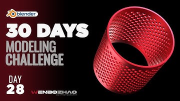 Day 28 | 30 days modeling challenge in Blender