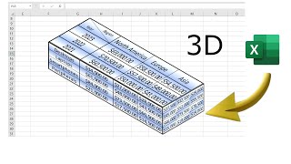 3D tables in Excel