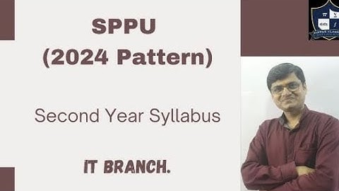 SPPU Second Year Engineering IT Branch Syllabus. (2024 Pattern)