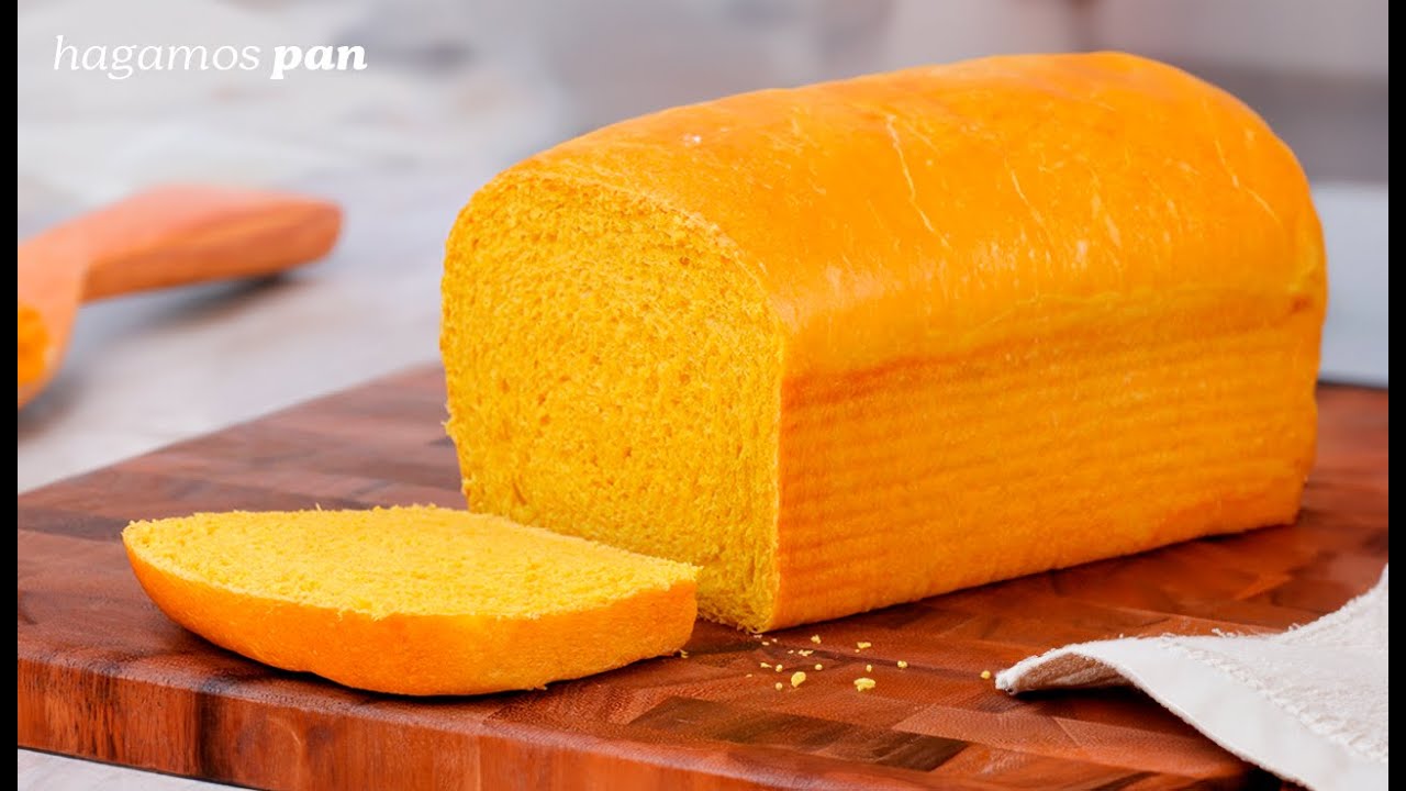 Pan con cúrcuma delicioso y colorido ¡Te sorprenderá!