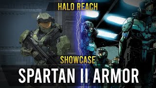 Spartan II Armor Showcase! Halo MCC Reach!