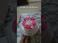 SIMPLE VANILLA CAKE FOR MOTHER🎂 #indianbakerinigeria#2025#cakebakevlogs #vanilacakedecoration#trendy
