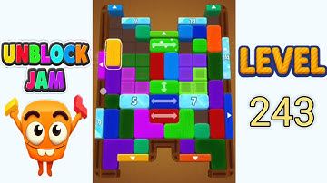 Unblock Jam Level 243 Walkthrough Solution