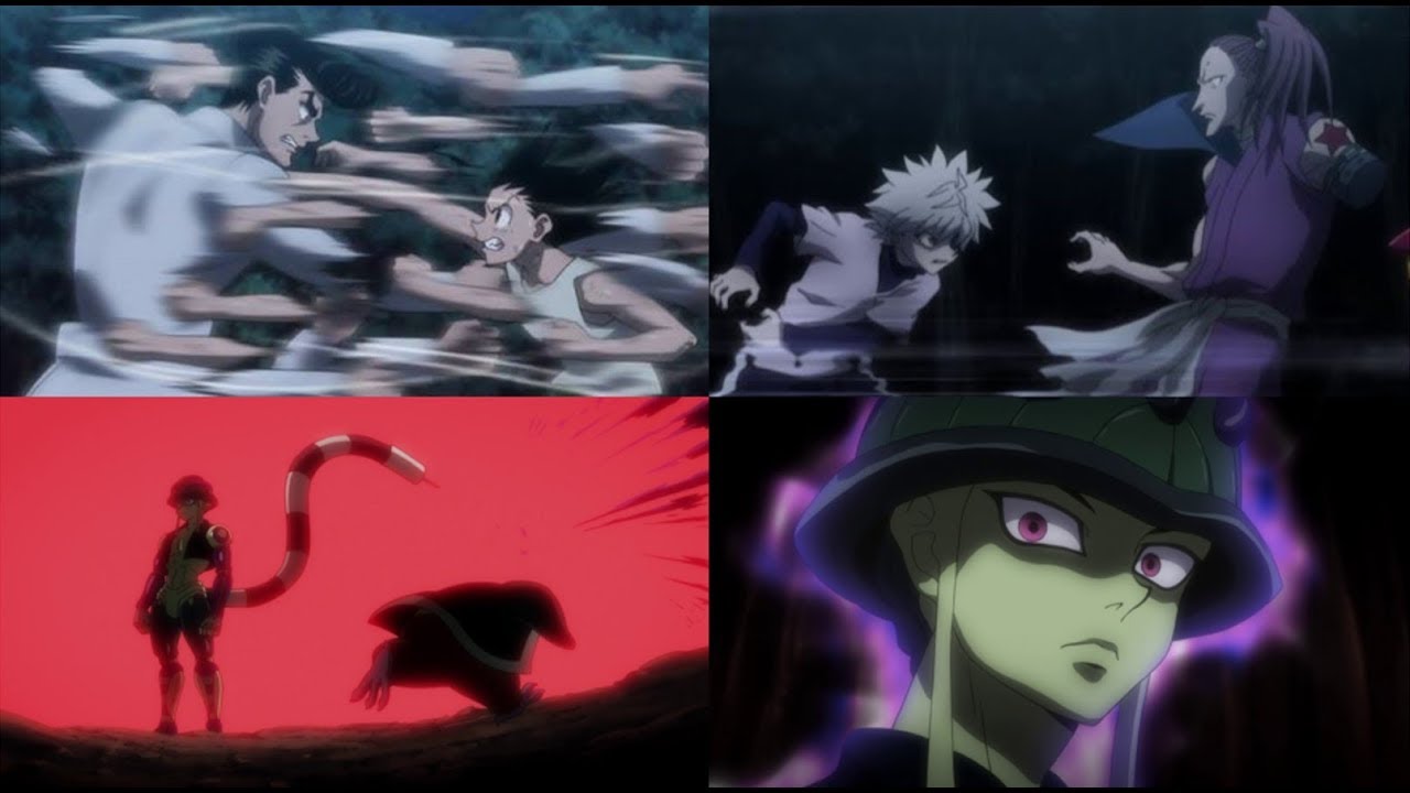 Gon and killua vs knuckle and shoot and the king is born! 