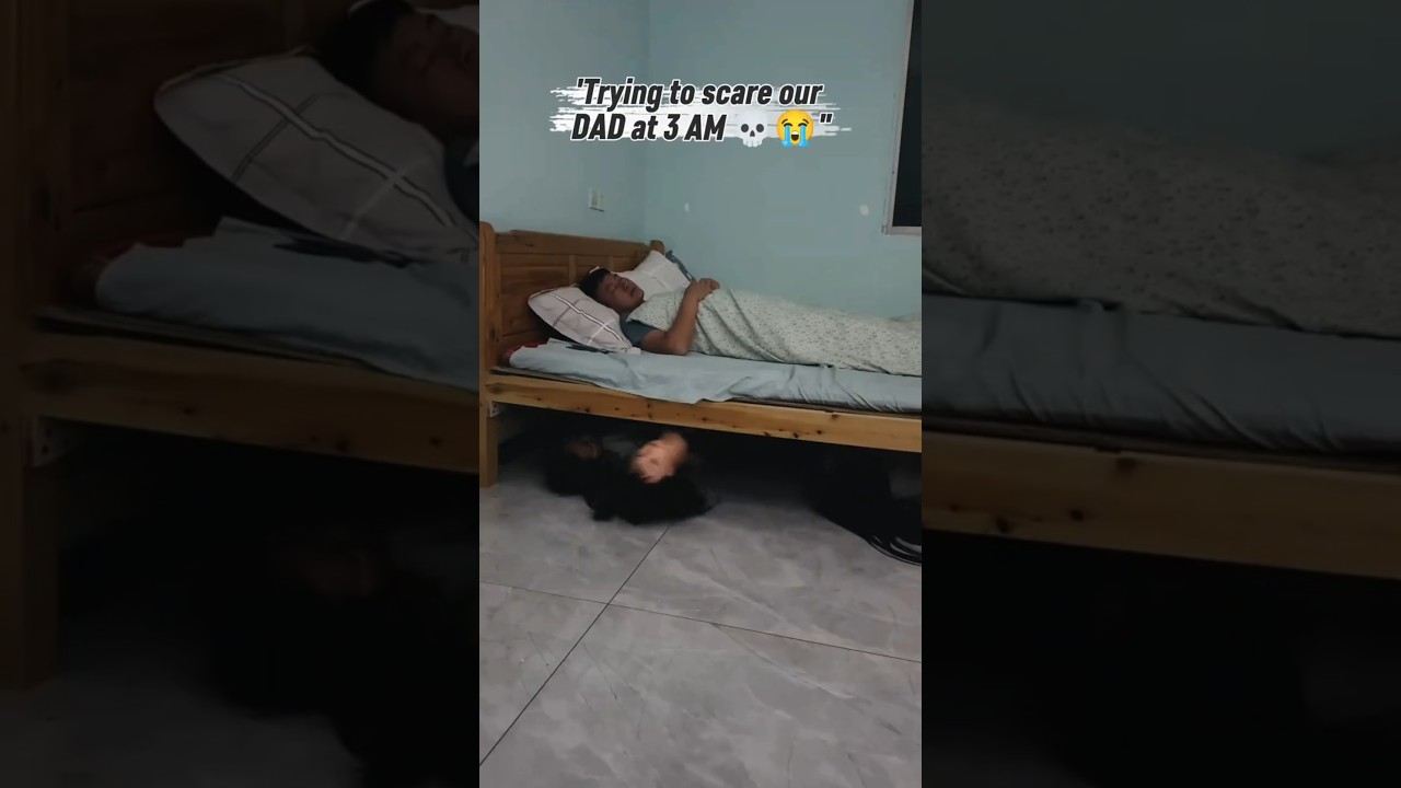 Shaitan Bachho Ne Papa Ke Sath Kiya Bhotiya Prank 😱😂 #shorts #prank #horror