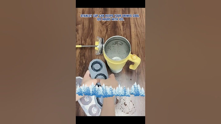 How long does #Stanleycup #keepcool with ice?#stanleyicemold #stanleyquencher #icecubetray #testing
