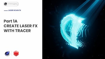 Cinema 4D redshift tutorial Laser Fx part 1A Create laser scan fx with tracer (free project file)