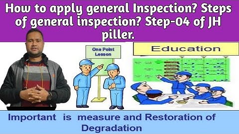 How to apply General inspection? Step-04 of jishu Hozen piller| #tpm #autonomous #manufacturing