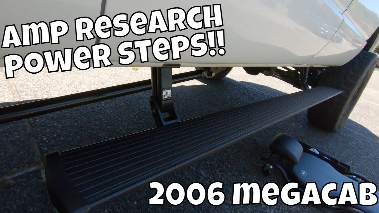 Installing Amp Research steps on the Megacab!!!! YouTube
