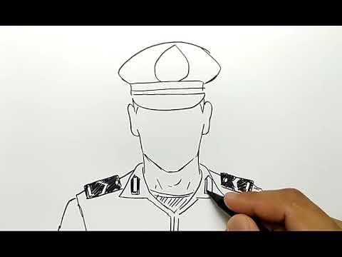 Video: Cara Menggambar Polisi