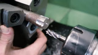 How To Mill On A Lathe - Homemade Lathe Spindle For Milling