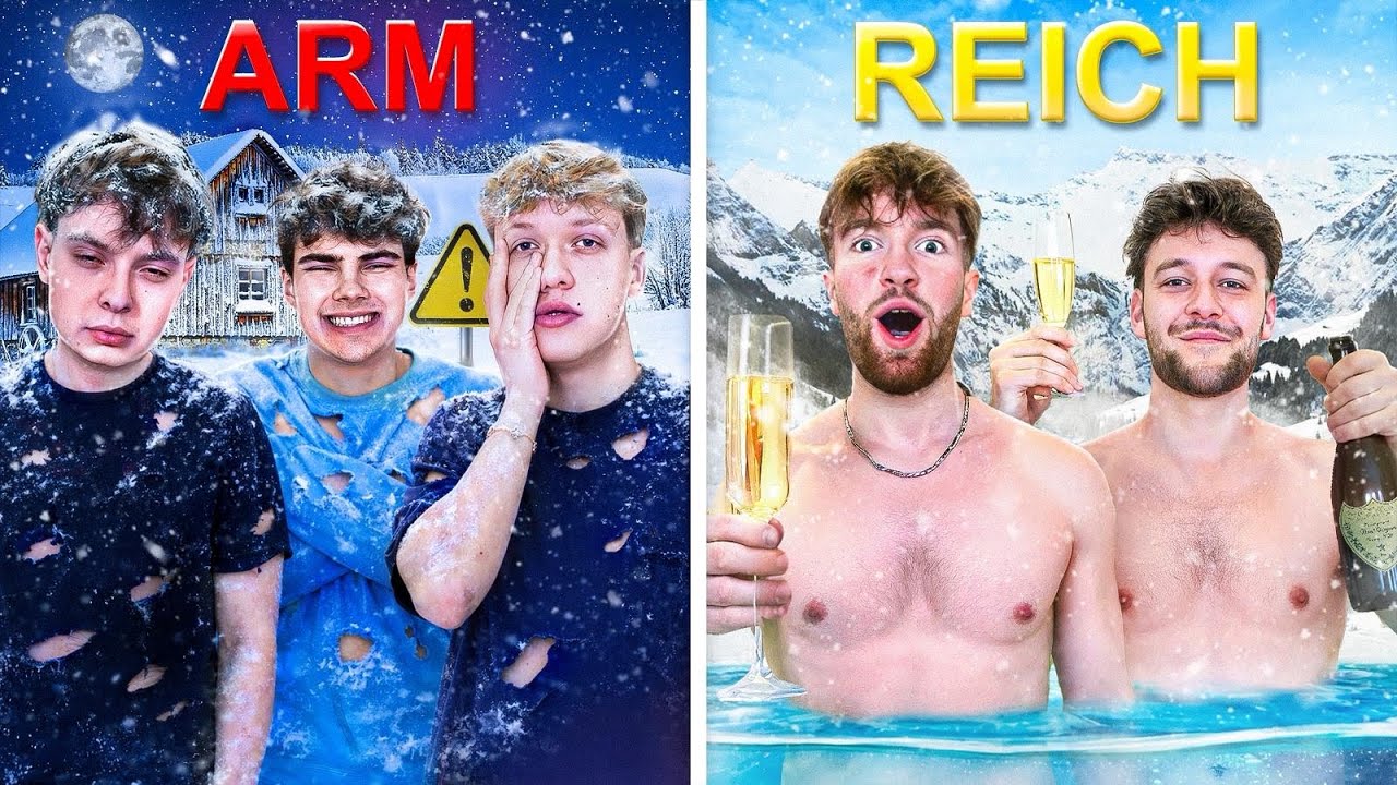 50€ vs 5.000€ Skiurlaub EXTREM… ⛷️👀 (endet im Streit) 