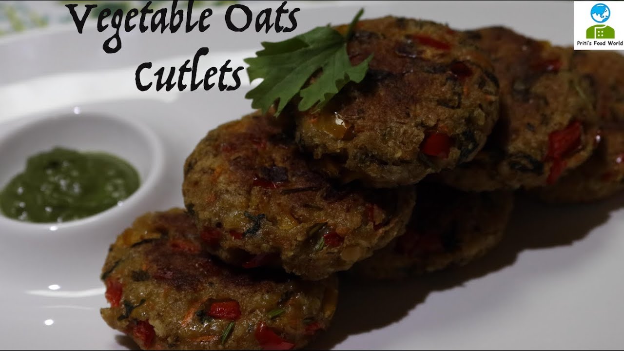 Vegetable Oats CutletQuick & Easy Dinner Recipe for Weight LossDiet