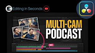 How to Edit a Podcast with Multiple Camera Angles in DaVinci Resolve Step by Step