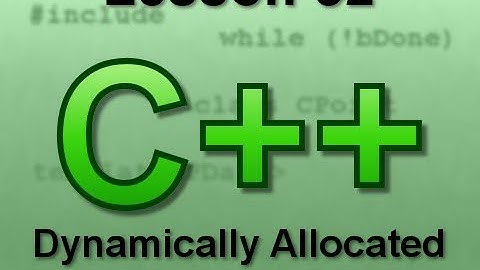 C++ Console Lesson 52: Dynamically Allocated Multi-Dimensional Arrays