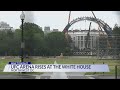 Massive UFC construction project rises outside White House ahead of historic South Lawn fight night