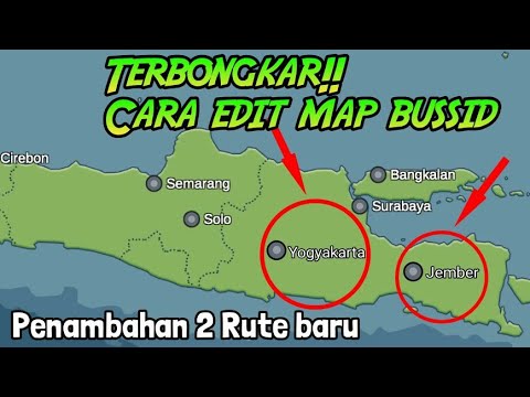 New Update Cara Pasang Mod Map Bussid 2 Rute Baru Youtube