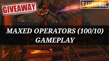 Tacticool: EPIC GAMES - MAXED OPERATOR (100/10) CHARON / OWEN / MOSES / DUTCH GAMEPLAY + GIVEAWAY