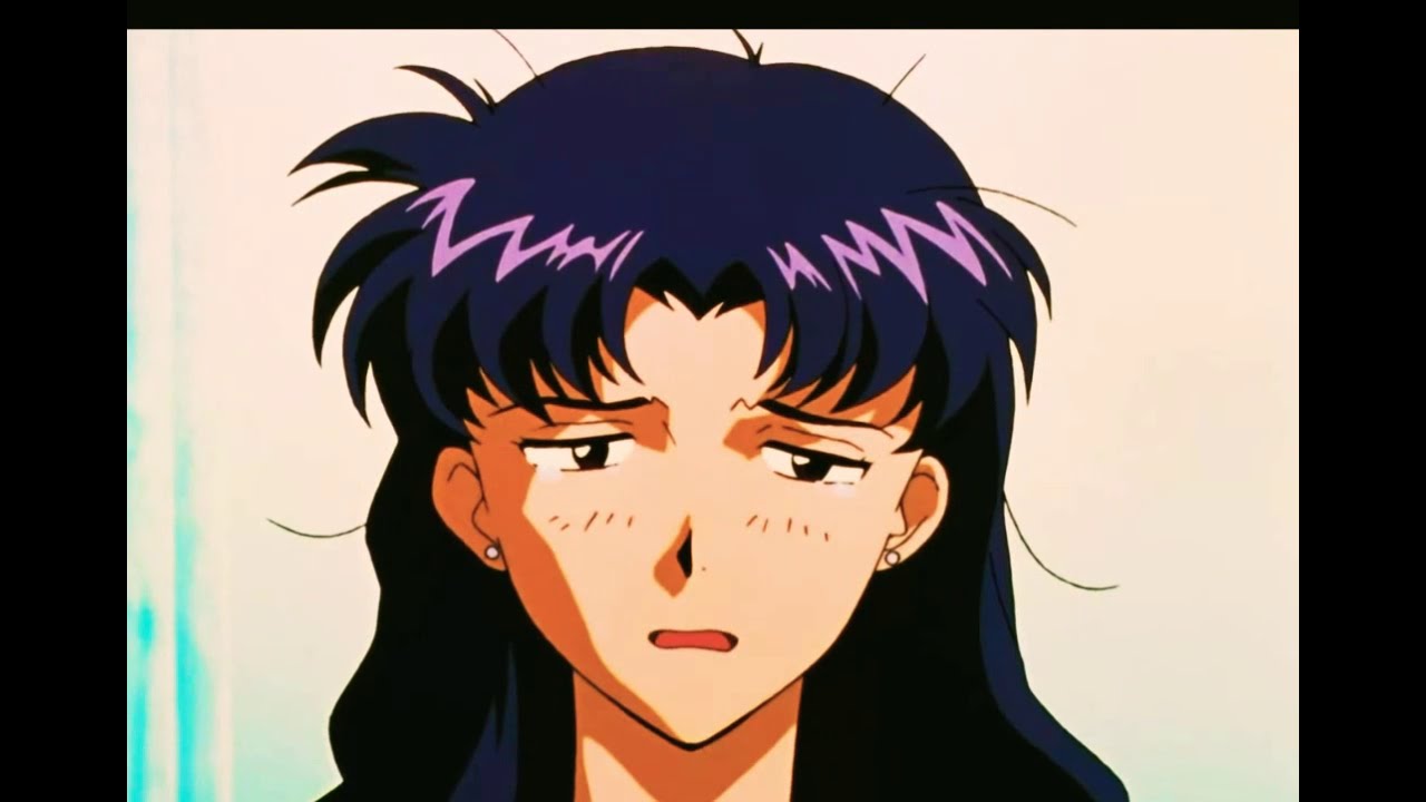 Evangelion - Shinji chama Misato de desleixada