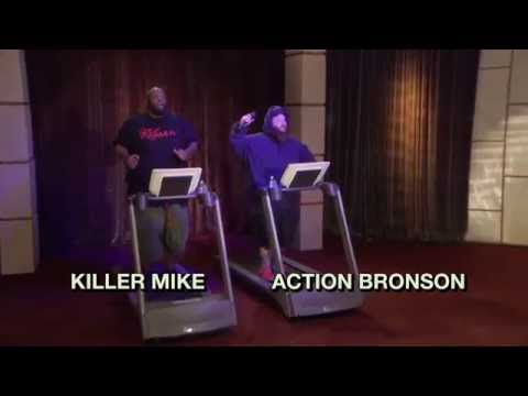 Treadmill Rap Battle Action Bronson Killer Mike | The Eric Andre Show | Adult Swim