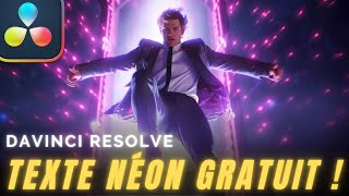Comment Créer Du Texte Néon Dans Davinci Resolve Gratuitement Tutoriel