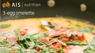 3 Egg Omelette - AIS Nutrition Minute Meals