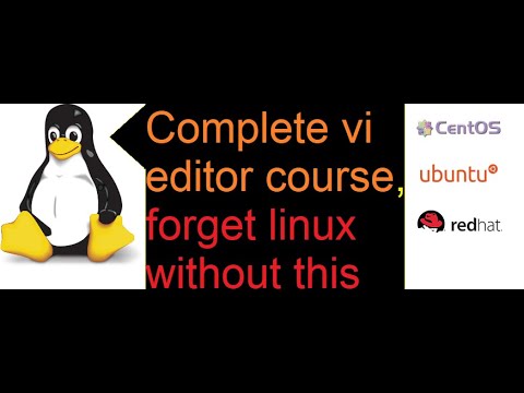Master the Vi Editor in 40 Minutes: RedHat Linux & CentOS Essential ...