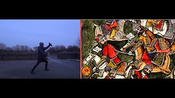 Shamshir and Separ: A diagonal downward strike (left to right) from different guards (Lesson 5)