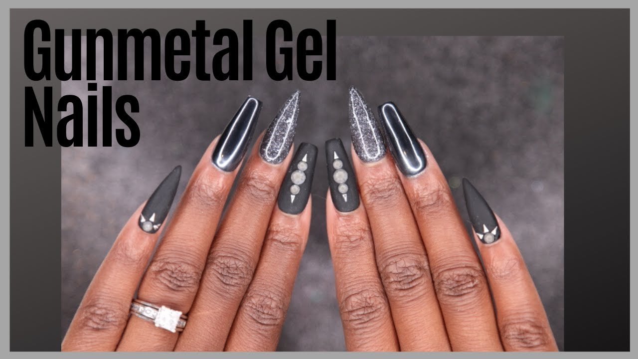 Gunmetal Gel Nails Patrice Nailed It! YouTube