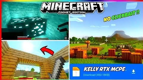 WOW 😍 RTX SHADERS MCPE 1.17+ || Realistic shaders for minecraft pe