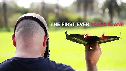 POWERUP X FPV - Smartphone Remote Controlled Paper Airplane Kit with A Live Streaming Camera