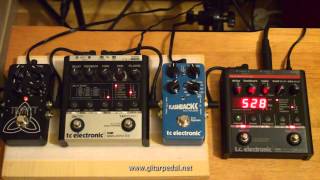 TC Electronic Nova Delay & Nova Repeater & Flashback with a Fender  Stratocaster and Trinity Reverb