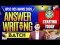 HCS Mains 2026 | Ultimate Answer Writing Batch Starting Today | Enroll Now | Narendra Sir |StudyIQ