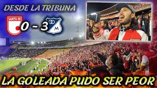 DESDE LA TRIBUNA SANTA FE vs MILLONARIOS (0-3) Liga BetPlay Dimayor 2022-1 | Fecha 10