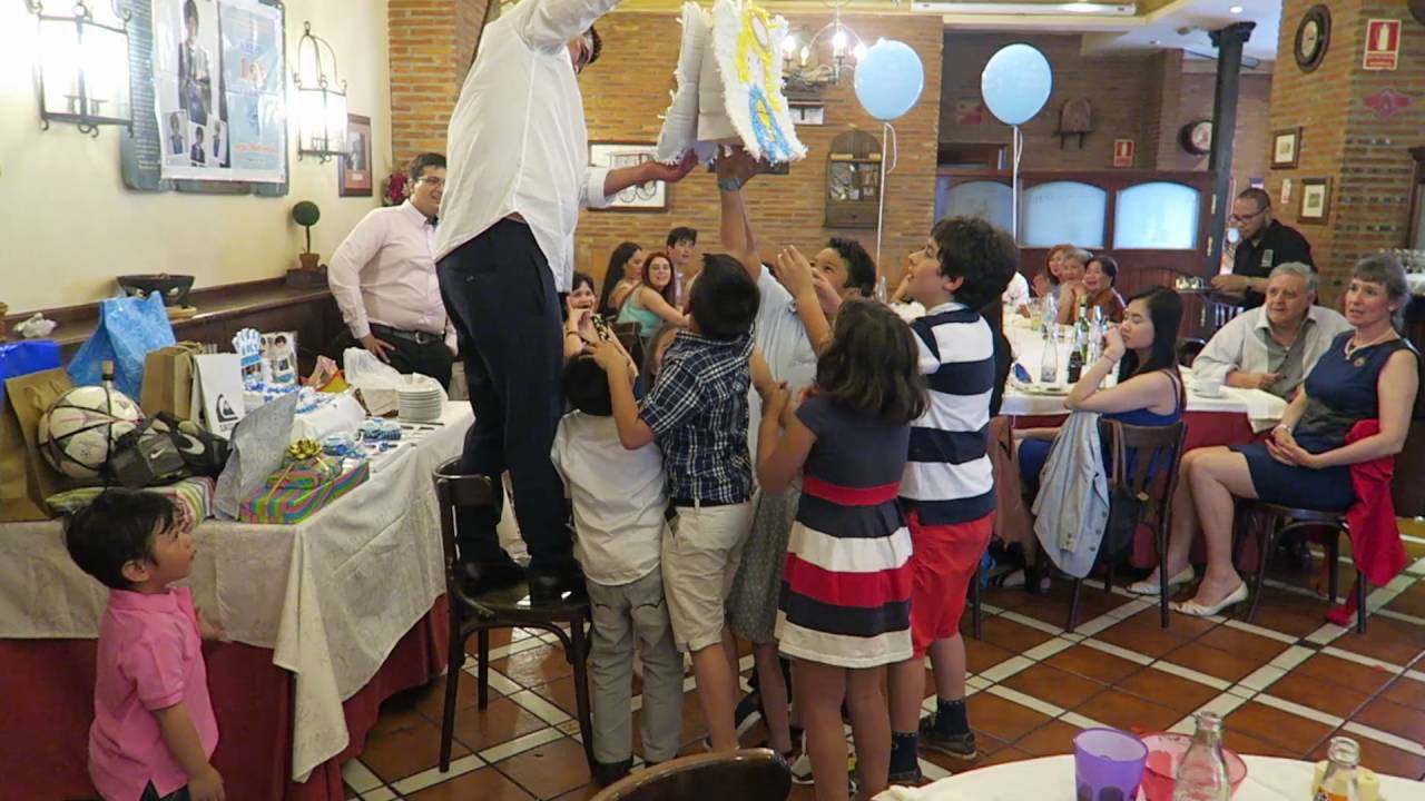 Short Clip Of Kids Waiting for Piñata