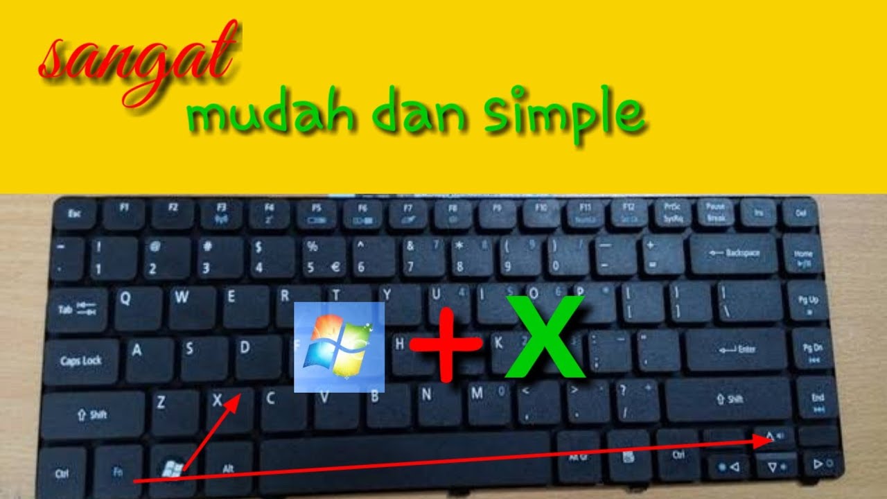 Cara Mengatur Kecerahan laptop - YouTube