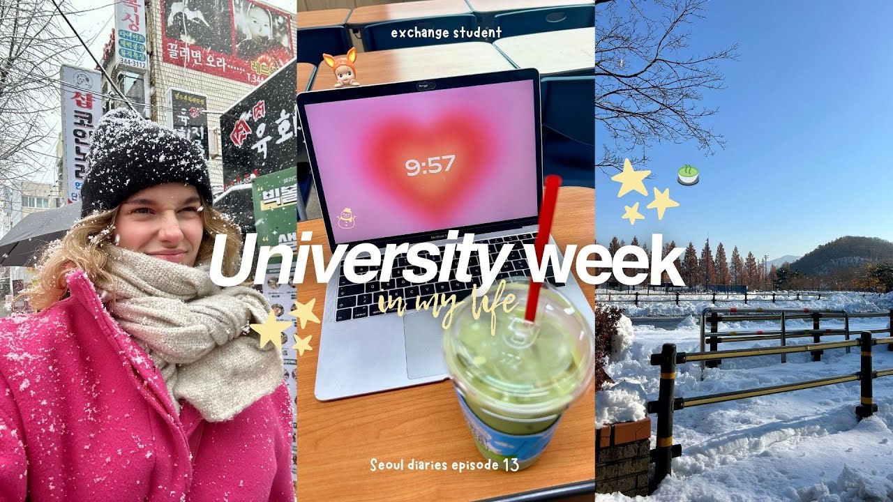 ma DERNIÈRE SEMAINE de cours - Seoul diaries