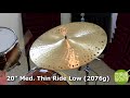 Zildjian K Constantinople 20" & 22" Rides: All 11 Models