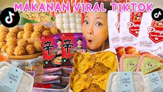 MUKBANG MAKANAN VIRAL TIKTOK !! BASRENG MENTAH,MIE GACOAN CARBONARA,MILK BUN THAILAND